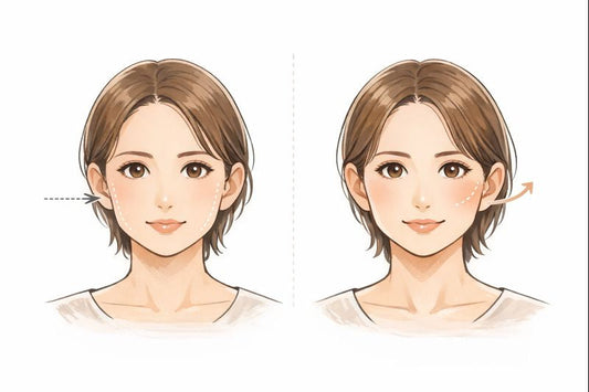 正面は小顔なのに老けて見える理由｜美容医師が解説